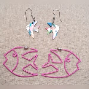 Vintage Fish Earrings